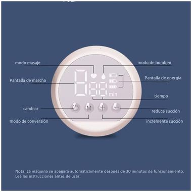 Extractor Leche Materna Inalámbrico USB