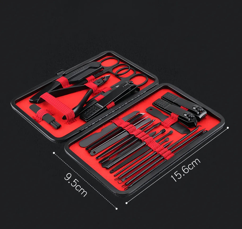 Set 18pcs Manicura Acero Inoxidable